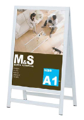 フロアサイン AWS-81(ホワイト)